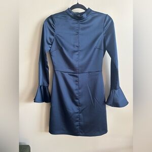 Zara Midnight Blue Midi Dress
